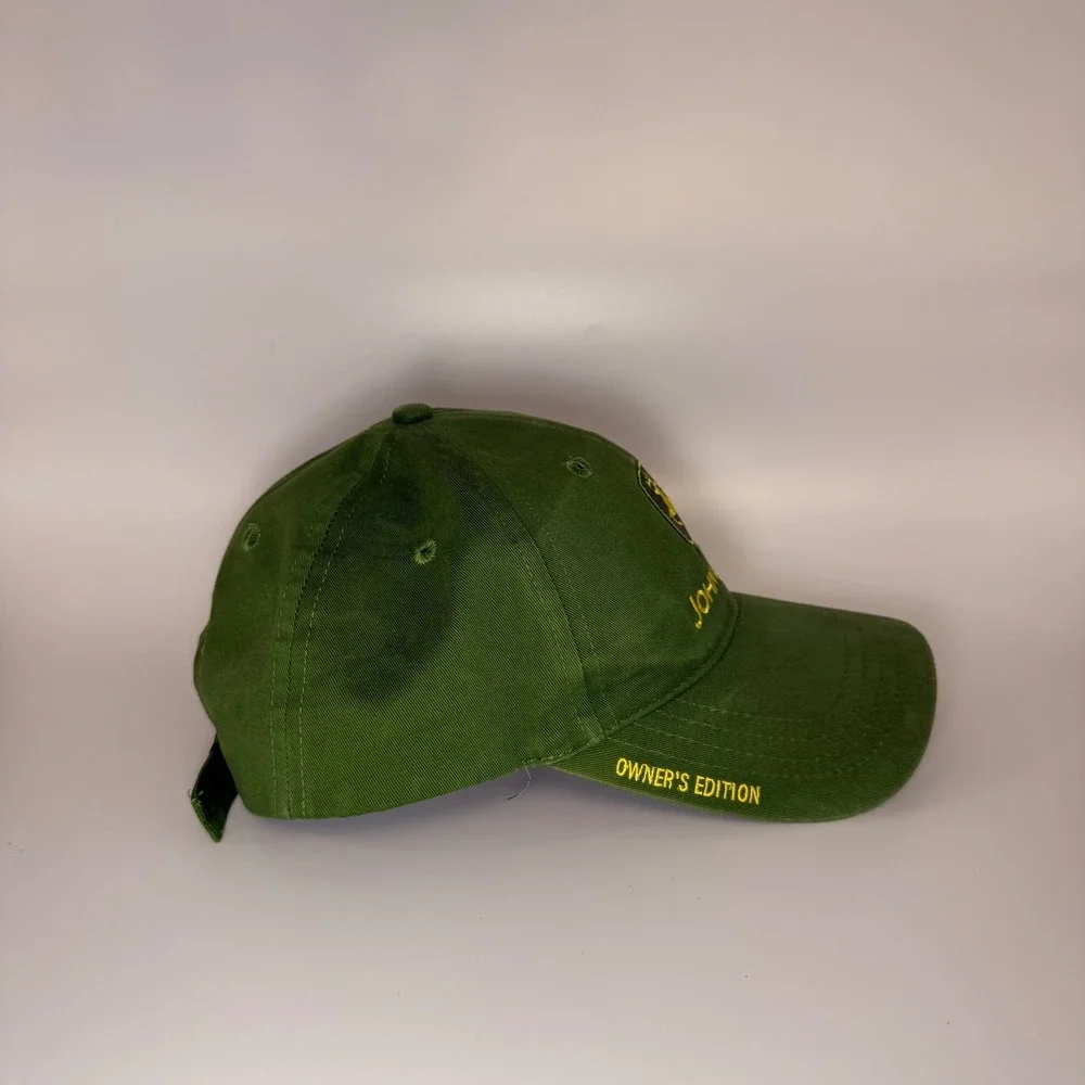John Deere Logo Owner's Edition Green‎ Cotton Baseball Hat Men Women OSFM